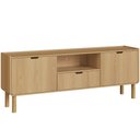 Ver mais imagens de Rack para Sala de Estar TV 75 Polegadas 180cm Orgânico Nordic A03 Hanover Roble - Lyam Decor