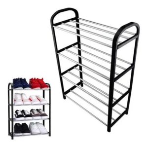 Sapateira Organizador 8/12 4 Prateleiras Calçados Tênis