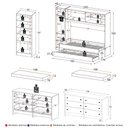 Ver imagem 3 de Quarto Infantil Modulado Bicama com Guarda-Roupa e Colchão/Cômoda/Sapateira Pulse Multimóveis
