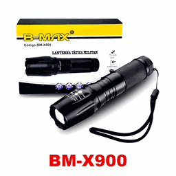 Lanterna Tática X900 Recarregavel Profissional Original Bmax - 1