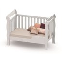 Ver imagem 3 de Quarto de Bebê Guarda Roupa 3 Portas Comoda Fraldário e Berço Ariel