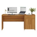 Ver imagem 3 de Mesa Office Notável 2115 Freijó Trend