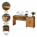 Ver mais imagens de Mesa Office Notável 2115 Freijó Trend