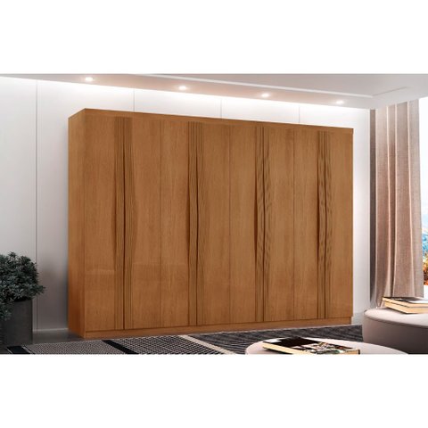 Guarda Roupa Casal Dunas com 8 Portas e 4 Gavetas Moderna