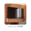 Ver imagem 7 de Estante para TV e Home Theater até 55 Polegadas 166CMX155CM Nichos 2 Portas Havana