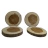 Kit c/ 4 Bolachas Madeira Tronco Rustica 19 x 18cm - 3