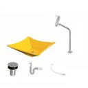 Ver imagem 2 de Kit Cuba L34 com Torneira Link 1062 Metal e Válvula Click 1"b + Sifão Pvc e Flexível