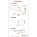 Ver mais imagens de Kit Cuba L34 com Torneira Link 1062 Metal e Válvula Click 1"b + Sifão Pvc e Flexível