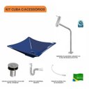 Ver imagem 3 de Kit Cuba L34 com Torneira Link 1062 Metal e Válvula Click 1"b + Sifão Pvc e Flexível