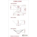 Ver mais imagens de Kit Cuba L34 com Torneira Link 1062 Metal e Válvula Click 1"b + Sifão Pvc e Flexível