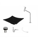Ver imagem 2 de Kit Cuba L34 com Torneira Link 1062 Metal e Válvula Click 1"b + Sifão Pvc e Flexível