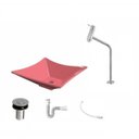 Ver imagem 2 de Kit Cuba L34 com Torneira Link 1062 Metal e Válvula Click 1"b + Sifão Pvc e Flexível