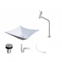 Ver imagem 2 de Kit Cuba L34 com Torneira Link 1062 Metal e Válvula Click 1"b + Sifão Pvc e Flexível