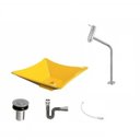 Ver imagem 2 de Kit Cuba L34 com Torneira Link 1062 Metal e Válvula Click 1"b + Sifão Cromado e Flexível