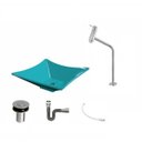 Ver imagem 2 de Kit Cuba L34 com Torneira Link 1062 Metal e Válvula Click 1"b + Sifão Cromado e Flexível