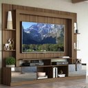 Ver imagem 2 de Estante TV 65" Portas c/ Espelho Oslo Multimóveis V3390