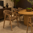 Ver imagem 7 de Conjunto Mesa de Jantar e 6 Cadeiras Savana Madeira Laminado Natural Área Gourmet Cozinha Moderna