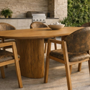 Ver imagem 2 de Conjunto Mesa de Jantar e 6 Cadeiras Savana Madeira Laminado Natural Área Gourmet Cozinha Moderna:no