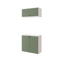 Ver imagem 5 de Conjunto para Banheiro com Basculante Kappesberg Celeste 2 Peças Branco/verde 80cm