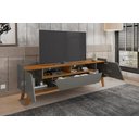 Ver imagem 2 de Rack Sala Florença para TV até 70 Polegadas com Pés Madeira Titanium/Naturale