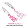 Conjunto de Canetas Marcador Permanente Ponta Dupla 40 Cores - 5