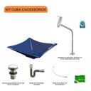 Ver imagem 3 de Kit Cuba L34 com Torneira Link 1062 Metal e Válvula Click 1''g + Sifão Cromado e Flexível Compace