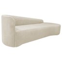 Ver mais imagens de Kit Sofá Curvo França 220cm Ld. e Poltrona Luiza Max Conforto, Elegância e Design Moderno Bouclé