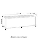 Ver imagem 4 de Recamier Calçadeira Baú Casal 135cm Bled C14 Cedro - Mpozenato