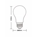 Ver imagem 5 de Kit 3x Lâmpada Filamento Led A60 Retrô Vintage Âmbar Bivolt