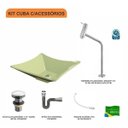 Ver imagem 3 de Kit Cuba L34 com Torneira Link 1062 Metal e Válvula Click 1 1/2" + Sifão Cromado e Flexível Compace