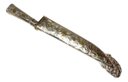 Ver imagem 3 de Faca Gaúcha Churrasco Inox 8 Prata Alemã Três Listras Rs