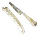 Ver imagem 1 de Faca Gaúcha Churrasco Inox 8 Prata Alemã Três Listras Rs