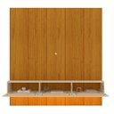 Ver imagem 5 de Estante para TV e Home Theater até 90 Polegadas com LED 100% MDF 222,5CMX250CM LED Realce Native