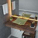 Ver imagem 1 de Kit Cuba L34 com Torneira Link 1062 Metal e Válvula 1'' Compace