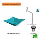 Ver imagem 3 de Kit Cuba L34 com Torneira Link 1062 Metal e Válvula Click 1"b Compace