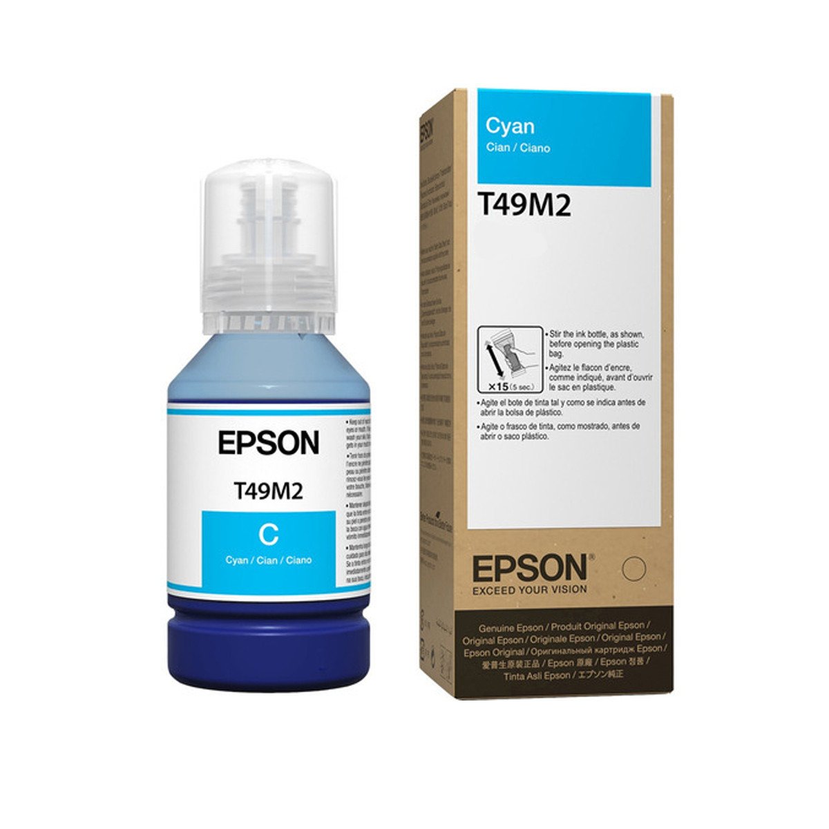 Tinta Sublimatica Epson T49m220 T49m Ciano | F170 F571 F570 | Original 140ml