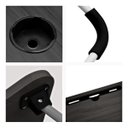 Ver imagem 5 de Mesa Notebook Pequena Portátil Resistente Mdf Computador Preta