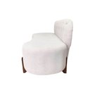 Ver imagem 3 de Sofá 3 Lugares Orgânico Curvo Tókio 180cm Bouclé Marfim