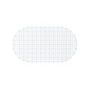 Ver imagem 1 de Tapete para Box Cristal Oval Antiderrapante - Transparente