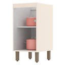 Ver imagem 2 de Balcão 01 Porta 40 cm Évelin Off White - Henn