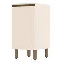 Ver imagem 1 de Balcão 01 Porta 40 cm Évelin Off White - Henn