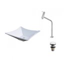 Ver imagem 2 de Kit Cuba L34 com Torneira Link 1062 Metal e Válvula Click 1"g Compace
