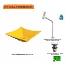Ver imagem 3 de Kit Cuba L34 com Torneira Link 1062 Metal e Válvula Click 1 1/2" Compace