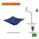 Ver imagem 3 de Kit Cuba L34 com Torneira Link 1062 Metal e Válvula Click 1 1/2" Compace