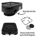 Ver imagem 3 de Fogão Fogareiro 1 Boca Portátil a Gás com Controle de Chama