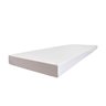 Kit 2 Prateleiras 100% MDF cor BRANCO 30x10x1,5cm + Suporte de instalação - 4