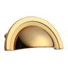 Puxador Shell 64mm Gold Brilhante Zen Design - 1