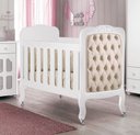 Ver imagem 1 de Berço Imperial Capitone Luxo Quarto Bebe Branco