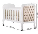 Ver imagem 2 de Berço Imperial Capitone Luxo Quarto Bebe Branco