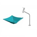 Ver imagem 2 de Kit Cuba L34 com Torneira Link 1062 Metal 1/4 Volta Compace